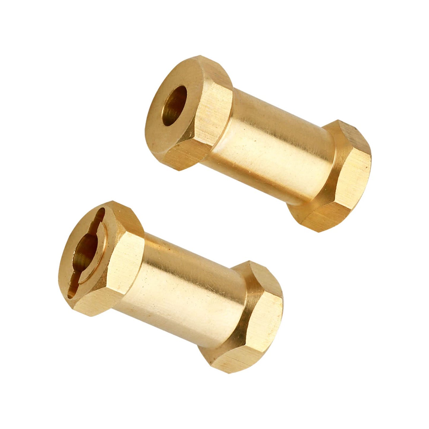 4Pcs Crazyhobby Brass Rc 12Mm Wheel Hubs Extensions Wheel Spacers Hex Drive Adapter For 1/10 Rc Crawler Axial Scx10 & Scx10 Ii 9