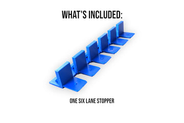 Super 6 Lane Raceway Stopper (Blue)