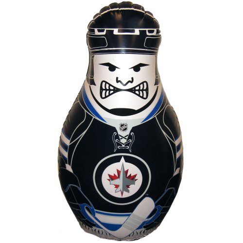 Fremont Die Nhl Winnipeg Jets Bop Bag Inflatable Checking Buddy Punching Bag, Standard: 40' Tall, Team Colors