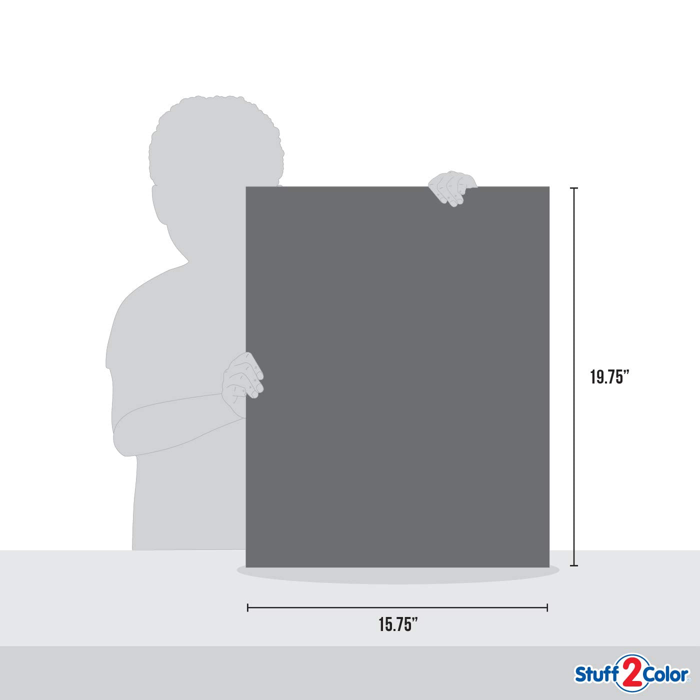 T-Rex Dinosaur Jungle - Fuzzy Coloring Poster for Kids - Great Quiet Time Arts and Crafts Activity