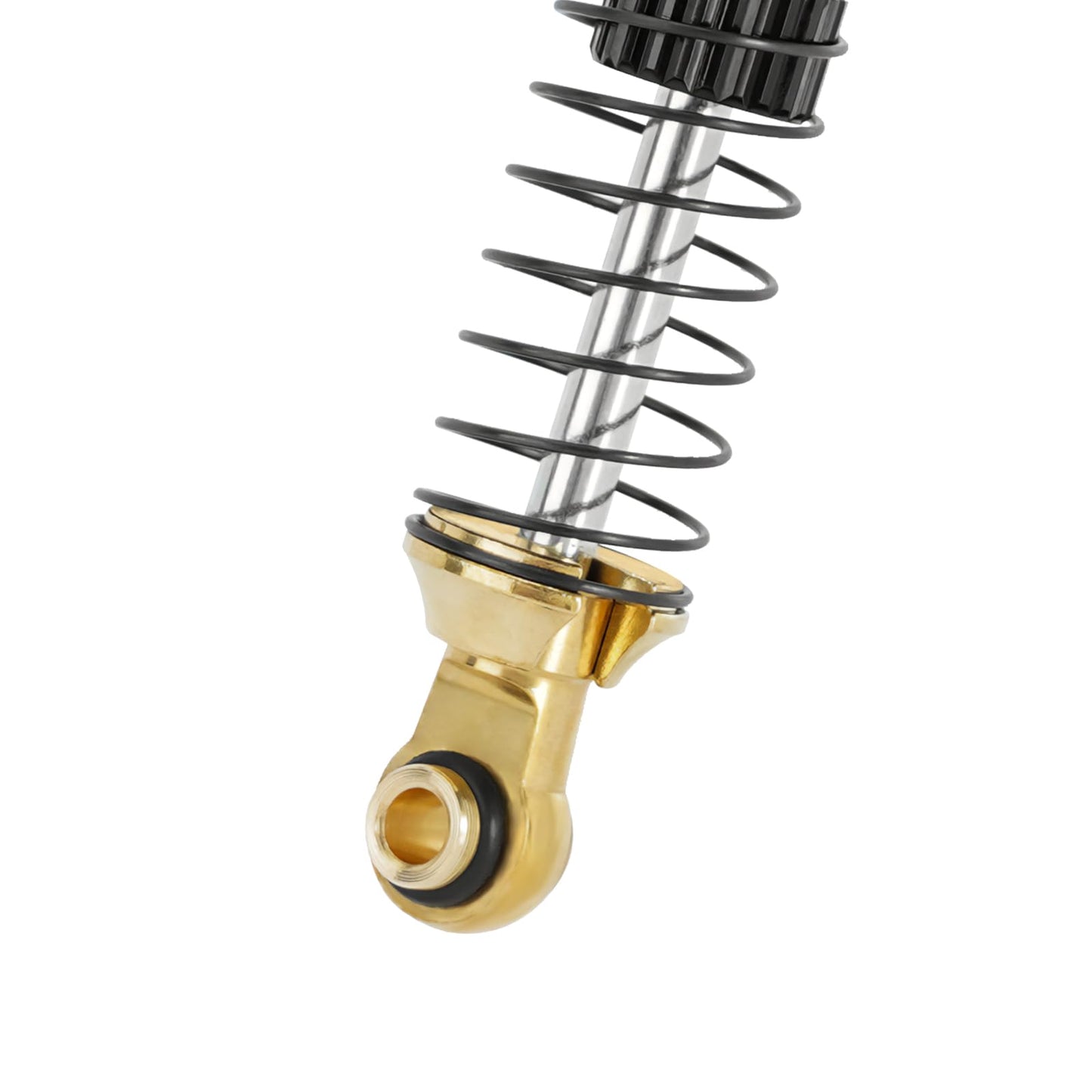 INJORA 59mm Shocks Long Threaded-Brass & Aluminium Shock Absorber Oil Damper for TRX4M TRX4MT 1/18 RC Crawler Upgrade