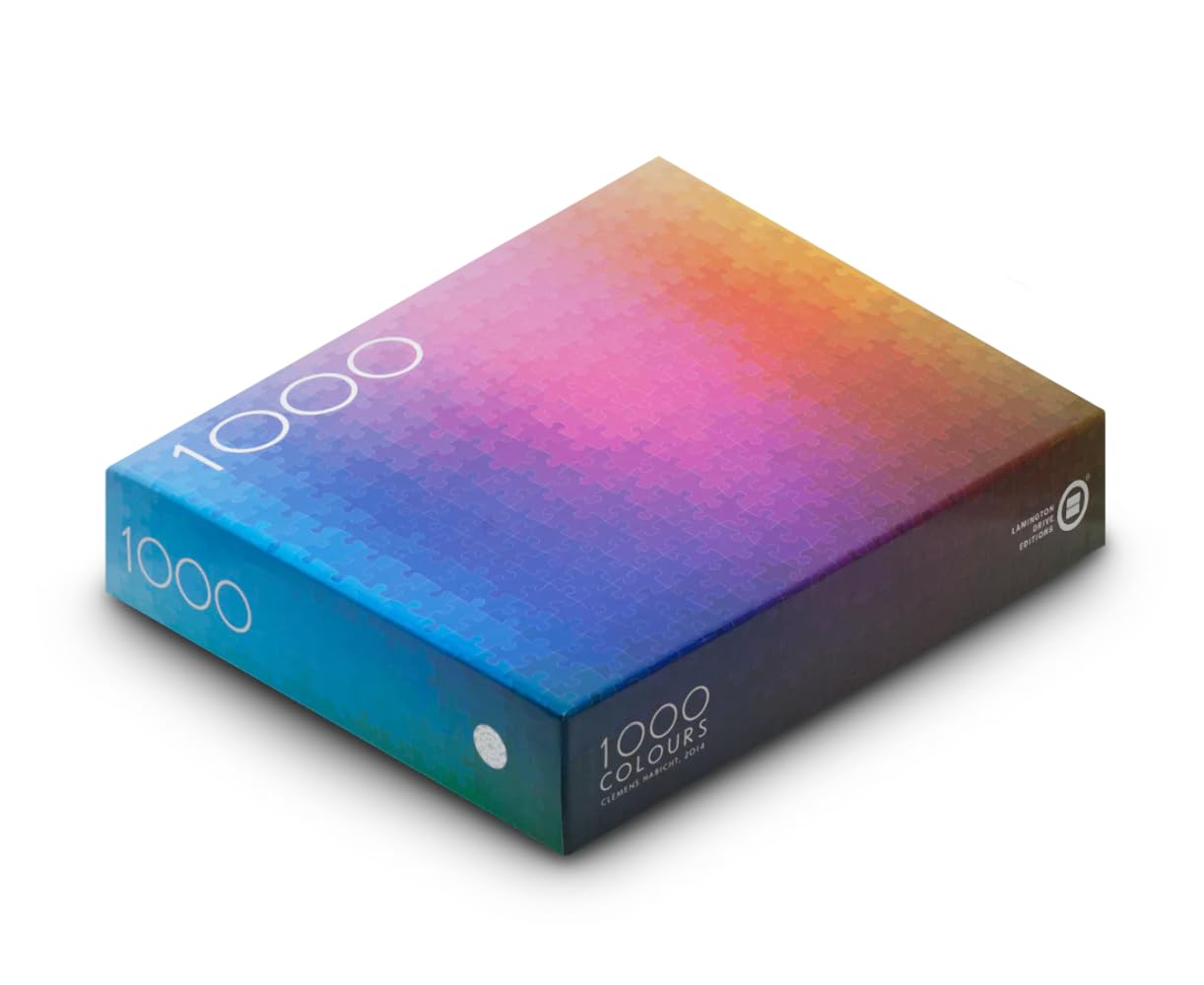 1000 Colors Jigsaw Puzzle Cmyk Gradient Clemens Habicht