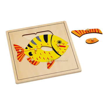 Elite Montessori Fish Puzzle Preschool Learning Material
