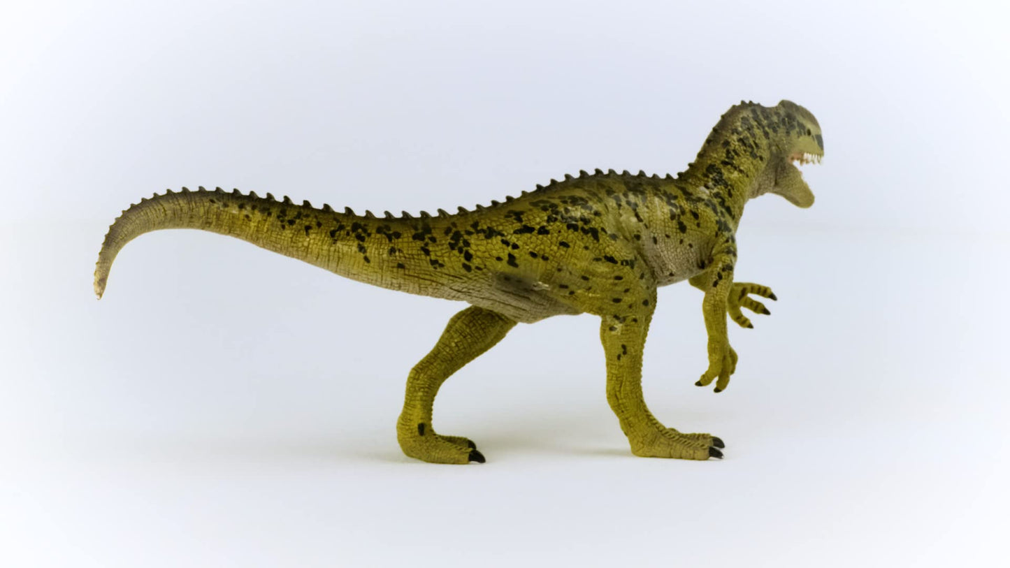 Schleich Monolophosaurus Dinosaur Figure - 3.6" Plastic Toy for Kids, Multi-Color, Model 15035, Durable Educational Gift Ages 4+