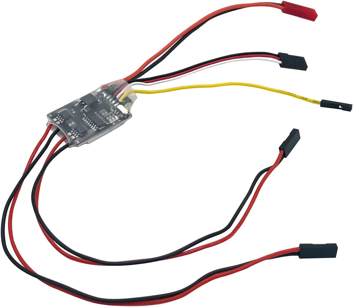 Dual Way Bidirectional Brushed 5A ESC 2S-3S Lipo Speed Control for RC Model Boat Tank 130 180 Brushed Motor Spare Parts