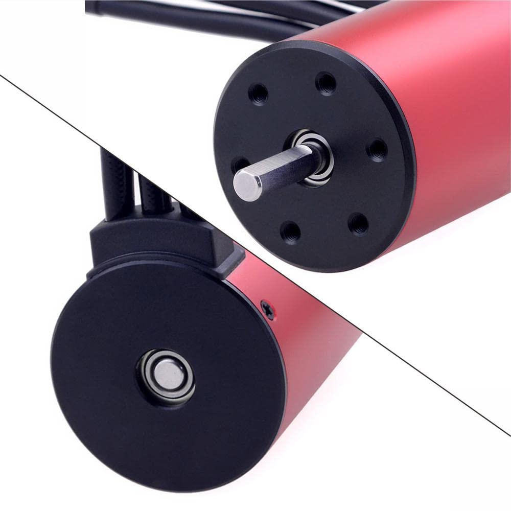 KingVal Replacement 3660 4200KV Waterproof Brushless Motor Shaft Diameter 5mm Compatible with 1/10 RC Car