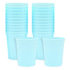 24-Pack 16-Ounce Blue Plastic Stadium Cups, Bulk Reusable Tumblers For All Occasions And Celebrations