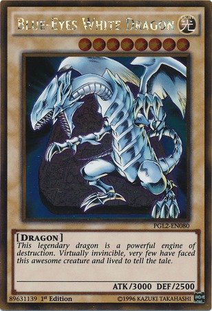 Yu-Gi-Oh! - Blue-Eyes White Dragon (Pgl2-En080) - Premium Gold: Return Of The Bling - 1St Edition - Gold Rare