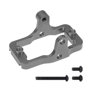 GTHELE Aluminum Servo Mount Bracket for Traxxas TRX4M Upgrade Parts 1/18 RC Crawler Car (Titanium)