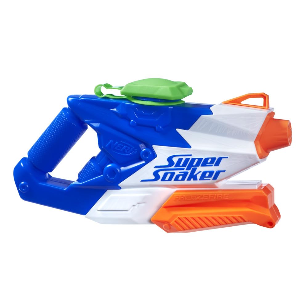 Nerf Super Soaker Freezefire 2.0 Water Blaster | 591 Ml Tank | Water Blast Range - 38 Feet | Pichkari For Outdoor Water Games |