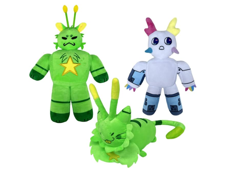 Hqrysh Gnarpy Plush, Regretavator Gnarpy Alien Cat Plush Toys Give Fans And Friends Beautifully Plushie Doll Gifts (3 Pcs)