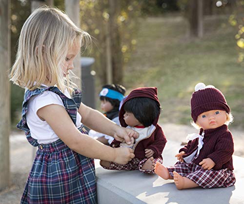 Miniland Educational - 15'' Anatomically Correct Baby Doll, Hispanic Girl