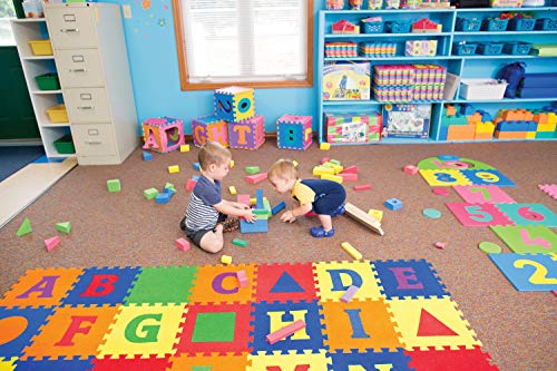 Chenille Kraft Wonderfoam Puzzle Mat, Numbers, 20 Pieces (Ac4382)