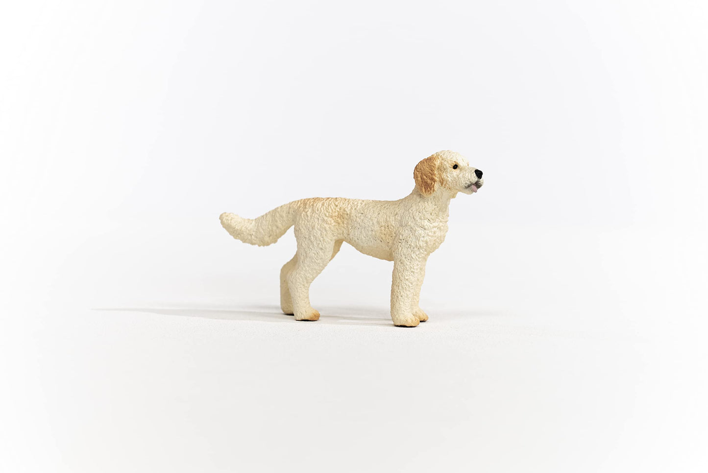 Schleich Farm World Goldendoodle Dog Figurine - Highly Detailed And Durable Animal Toy, Fun And Educational Play For Boys And Girls, Gift For Kids Ages 3+