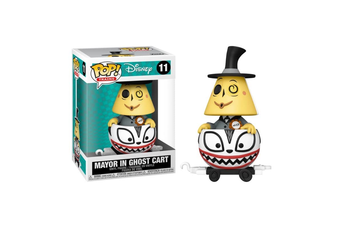 Funko Pop Train: Nightmare Before Christmas - Mayor In Ghost Cart, Multicolor, 3.75 Inches