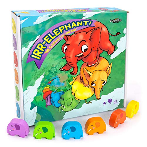 Imagination Generation Irr-Elephant!|Childrens Tabletop Dexterity Board Game for Kids and Toddlers|Developmental Kids Game|Quic