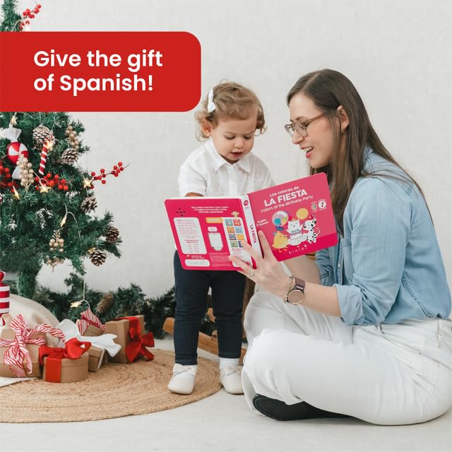 Binibi Spanish Musical Book Colors At The Birthday Party | Spanish Learning For Kids | Bilingual Children'S Book | Bilingual Boo