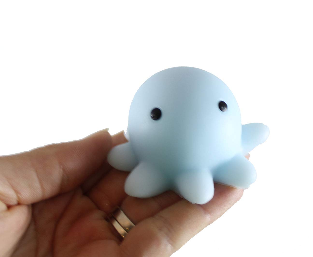 Curious Minds Busy Bags Set Of 6 Jumbo Mochi Squishy Animals - Cute Kawaii - Sensory, Stress, Fidget Party Favor Toy (Random Ani