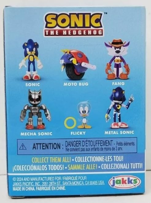 Sonic The Hedgehog Mini Action Figure, 2.5 inches, Packaging May Vary (Fang)