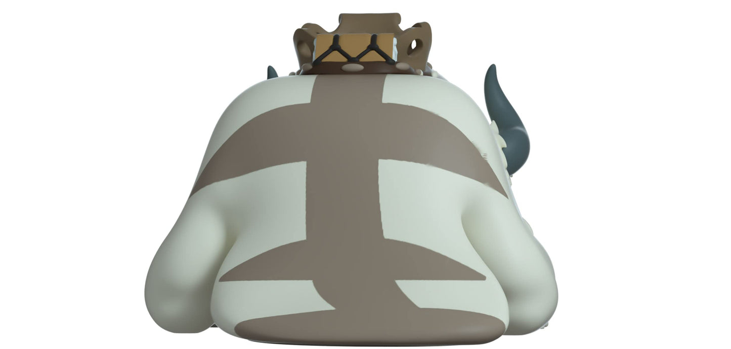 Youtooz Appa Hiding Flocked 2.3'' Inch Vinyl Figure, Collectible Avatar The Last Airbender Appa Hiding Vinyl With Custom Art Pac