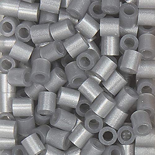 Perler Beads Fuse Beads for Crafts, 1000pcs, Metallic Silver