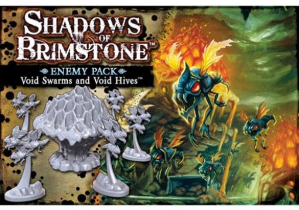 Flying Frog Productions Shadows of Brimstone: Void Swarms & Hives Enemy Pack - Multicolor, Model FYF07E26, Acrylic Material
