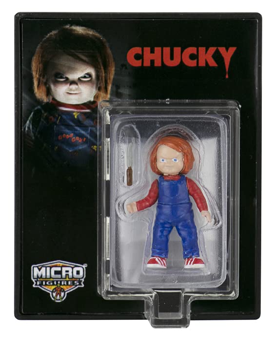 World's Smallest Universal Horror Micro Figures - Series 1, Miniature, Multi-Color, Includes Hellboy, Chucky, Mike Myers, Model 5039