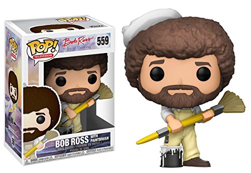 Funko Pop! Tv: Bob Ross - Bob Ross In Overalls Collectible Figure