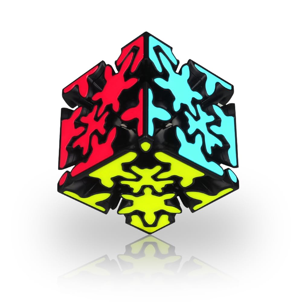 Gear 3X3 Speed Cube With Three-Dimensional Crazy Gear Structure