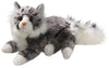 Carl Dick Maine Coon Plush Toy - 12 Soft Stuffed Animal, Grey-White Color, Perfect for Kids and Cat Lovers