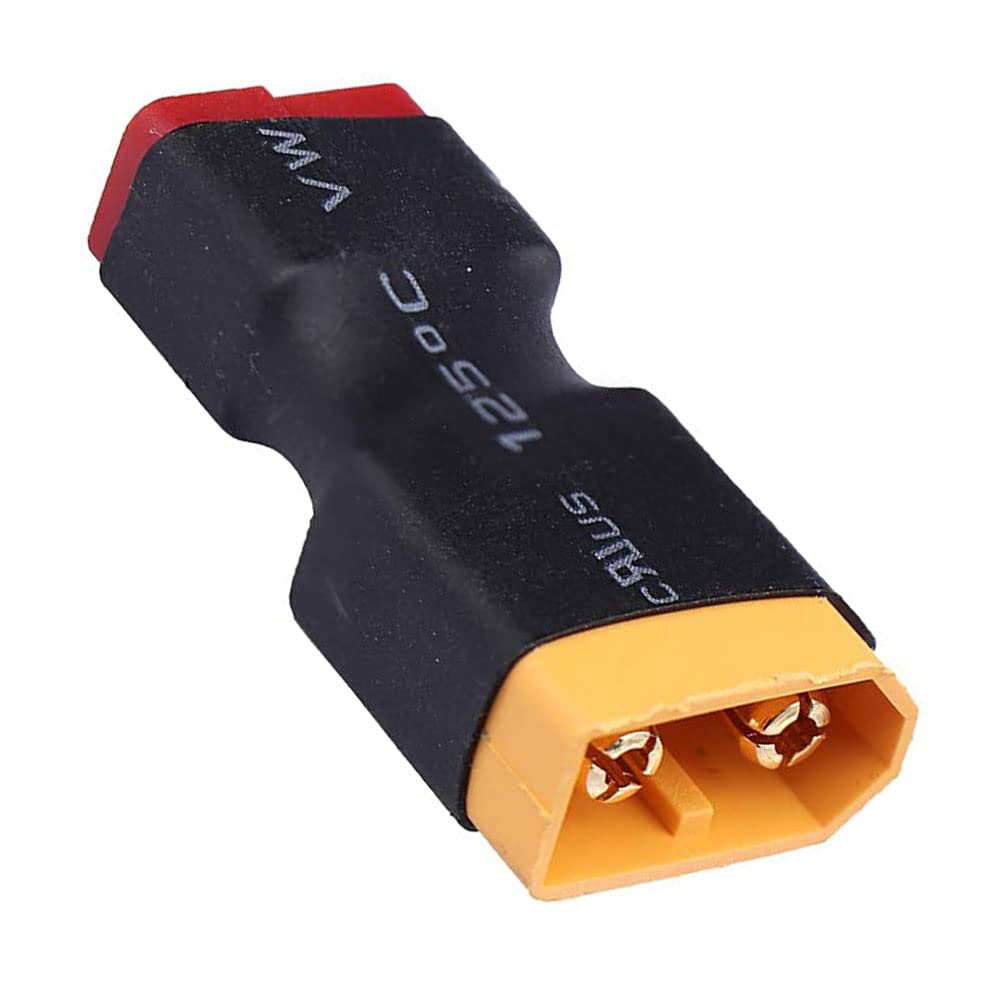 JIECHUN T Plugs to XT60 Adapter Connector Male Female for RC Lipo Battery Charger (2Pairs)