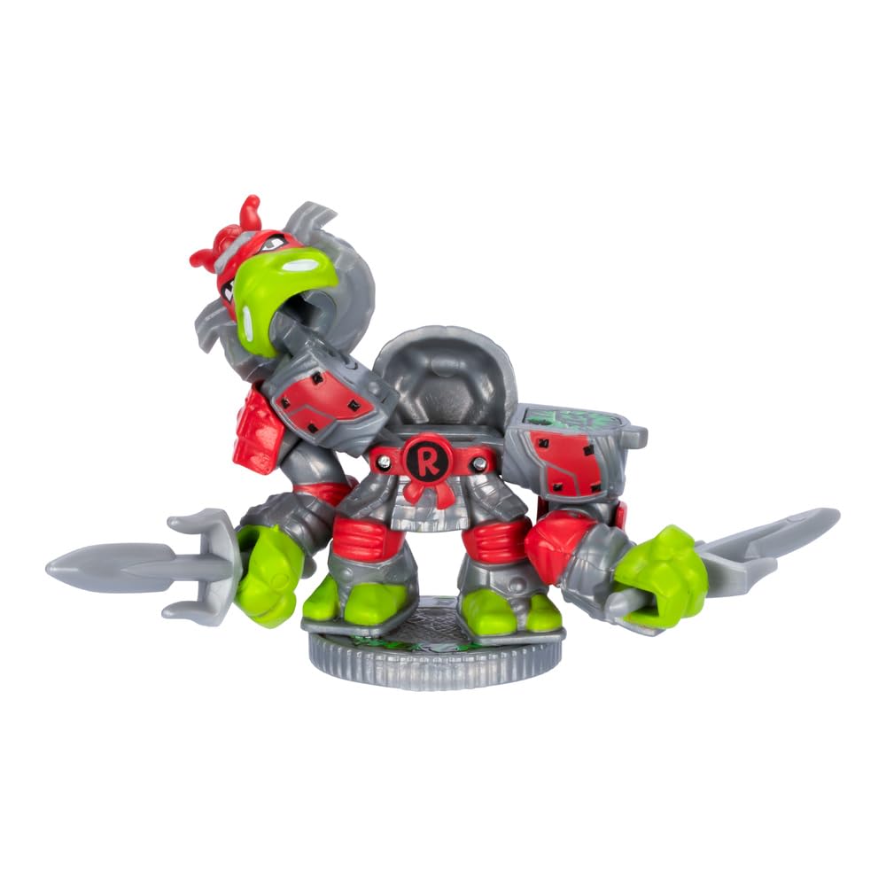 Akedo Mini Battling Warriors - Legends of Akedo TMNT, 8 Collectible Figures, Samurai Raph, Plastic, Model 15386