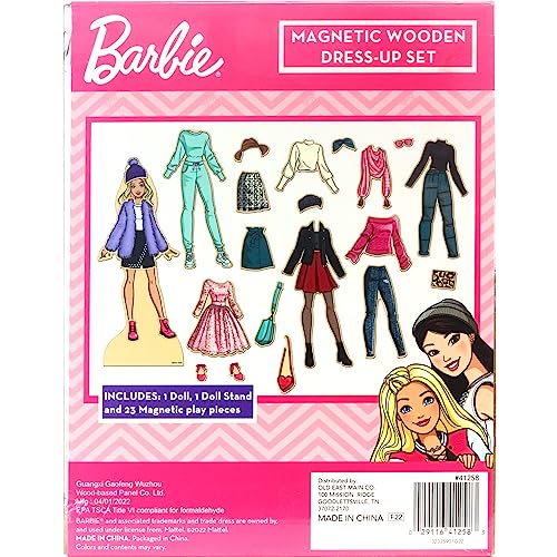 Barbie Magnetic Wooden Dress Up