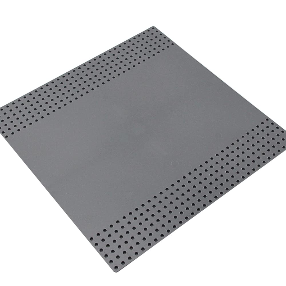 Feleph Classic Road Base Plates, City Street Straight Road Building Kit, 10 X 10 Inches Town Baseplate For Building Bricks Compatible With All Major Brands(Straight 4 Pieces)