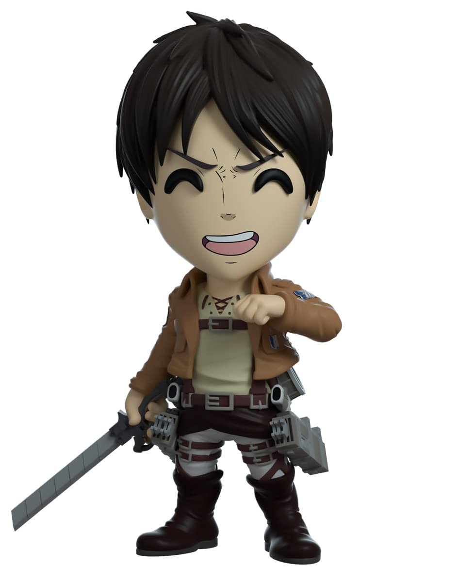 Youtooz Eren Vinyl Figure, 4.5' Anime Figures Eren Yeager From Attack On Titan Anime Series, Detailed Collectible Figure - Youtooz Attack On Titan Collection