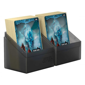 Ultimate Guard Boulder 80+, Deck Case For 80 Double-Sleeved Tcg Cards, Onyx, Secure & Durable Storage For Trading Card Games, Soft-Touch Finish