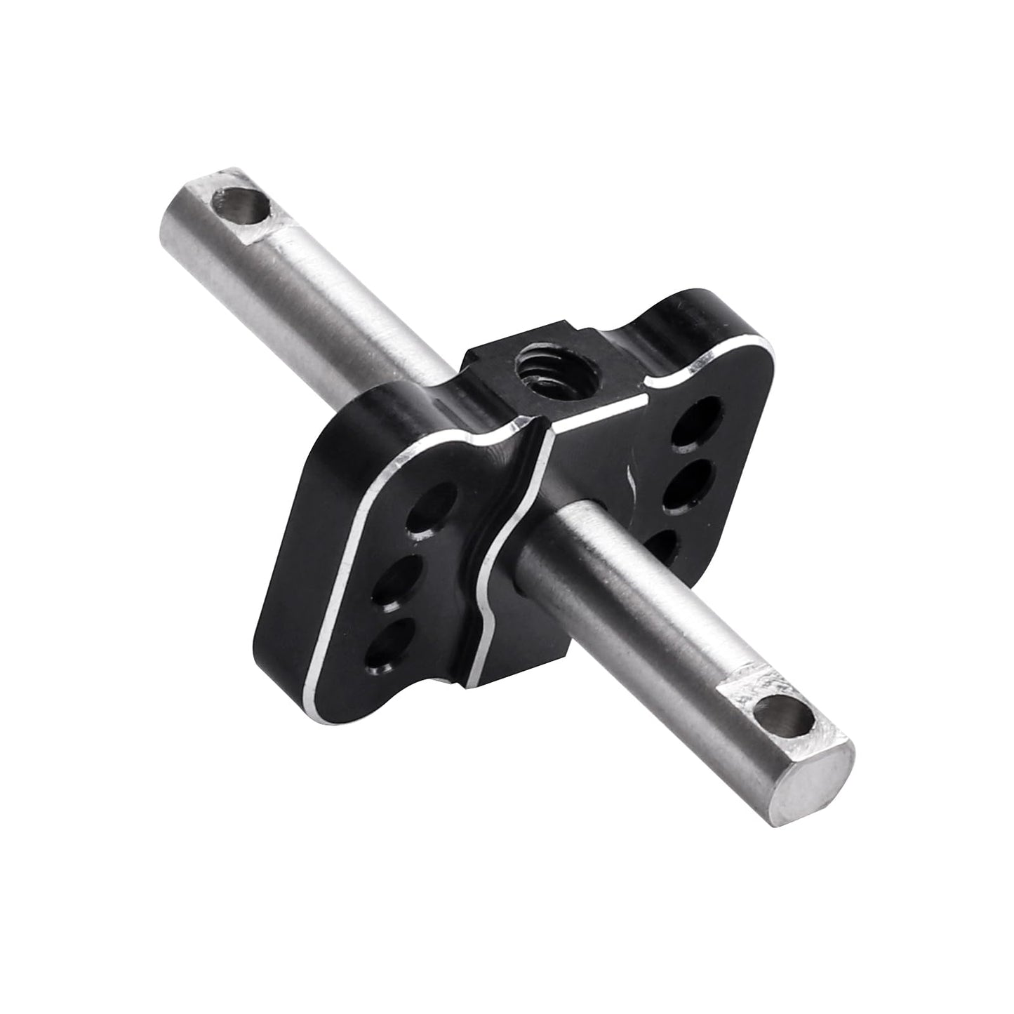 Aluminum Differential Locker Spool Diff Case Parts For 1/10 2Wd Traxxas Slash Rustler Stampede Vxl Bandit Cars Trucks (Silver)