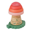 Manhattan Toy Folklore Fun-Gi Magnetic Wooden Toadstool Shaped Stacking Toy For Babies 12 Months And Up