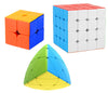 Jo Baby Cube Combo Set of 2X2, 4X4, Mastermorphix High Speed Stickerless Magic Cube Puzzle (CUBE-24PY)