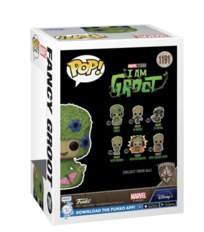 Funko POP I Am Groot Fancy Groot Flocked Barnes & Noble limited availability 1191