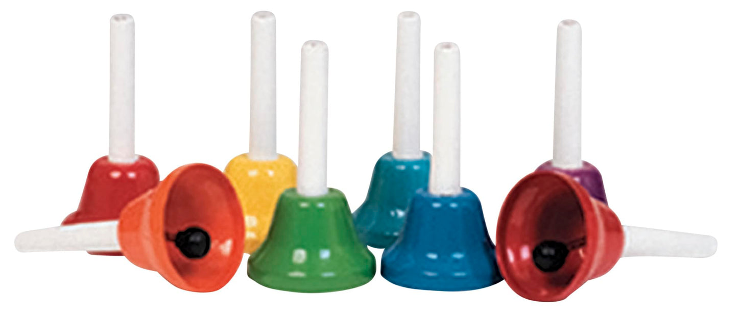 Rhythm Band 8 Note Metal Hand Bells - Set Of 8