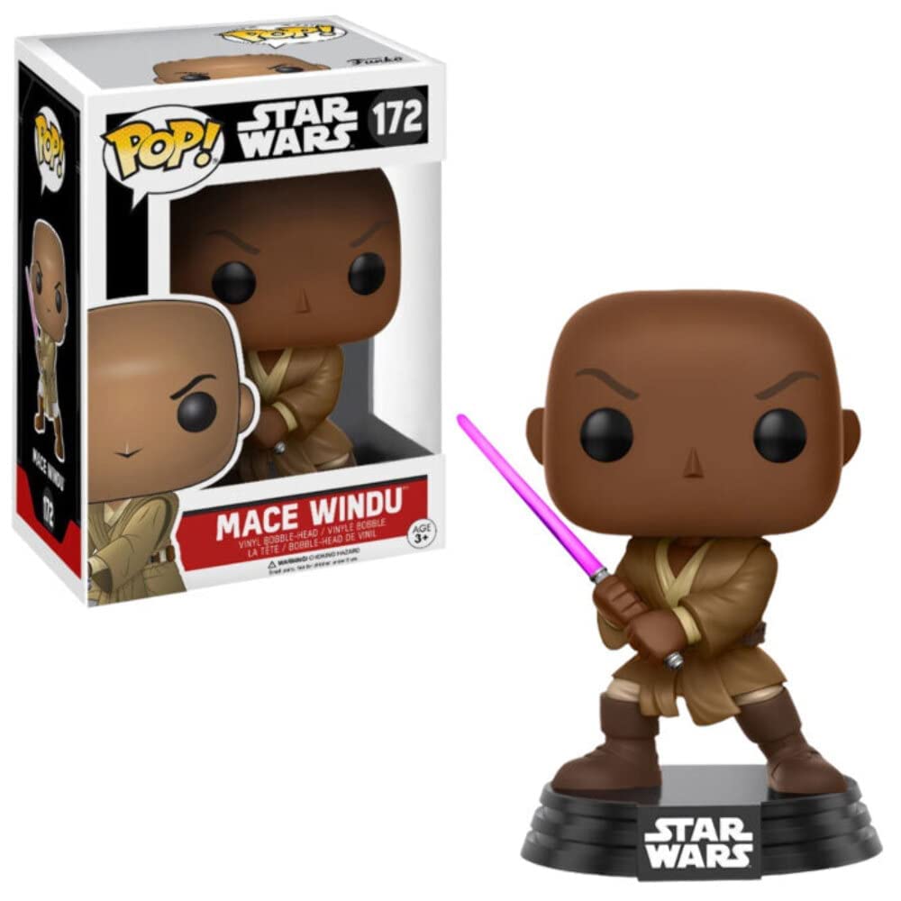 Funko - Star Wars-Mace Windu Figurine, Multicoloured, 12749