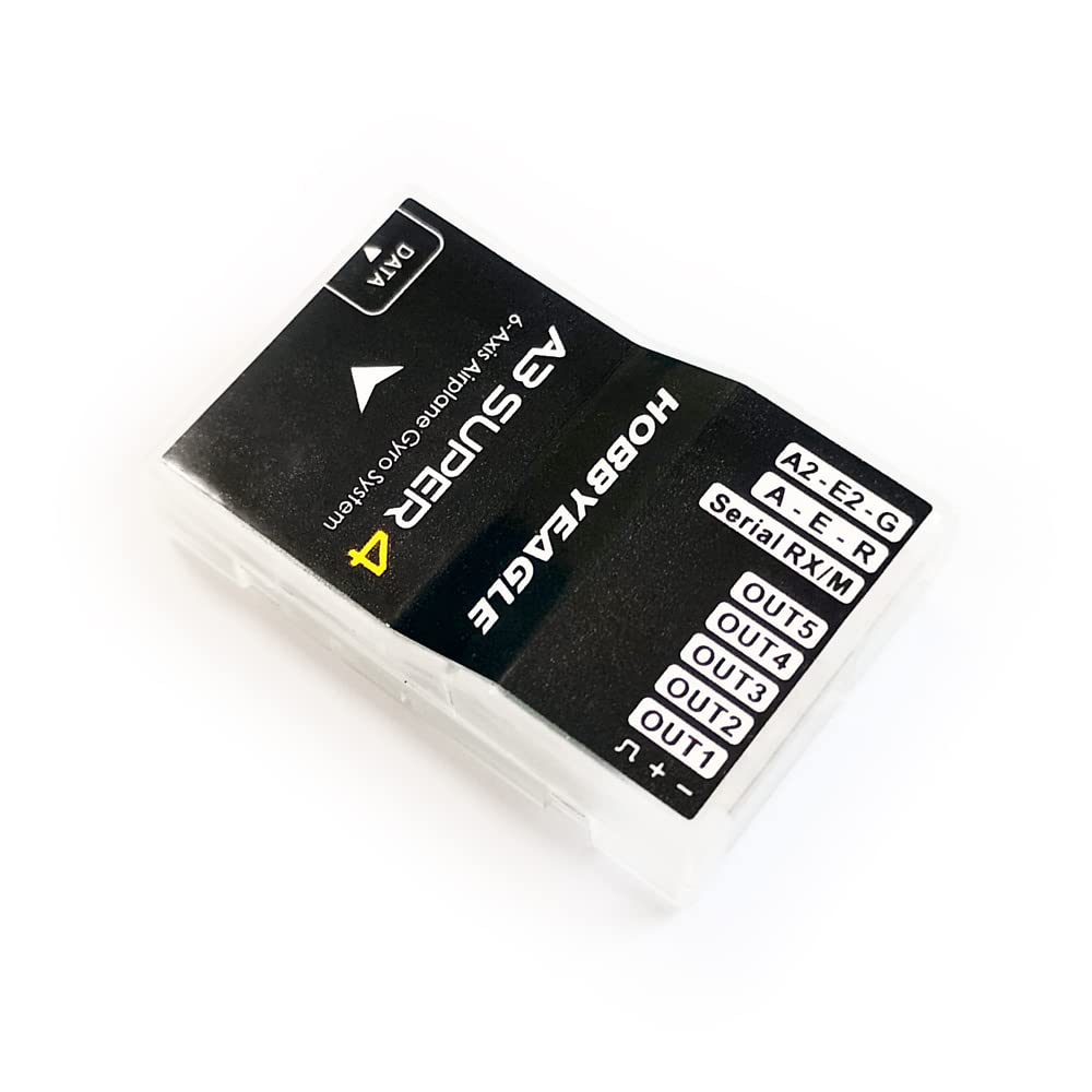 SoloGood HOBBYEAGLE A3 Super 4/6-Axle Airplane Gyro Flight Controller Stabilizer RC Plane Gyro Stabilizer for RC Fixed-Wing Airp