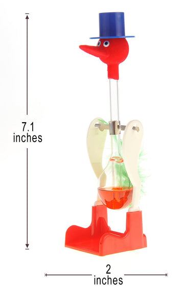 Powertrc Perpetual Motion Sippy Dripping Drinking Bird (6 Packs) Original Vintage Retro Science Birds