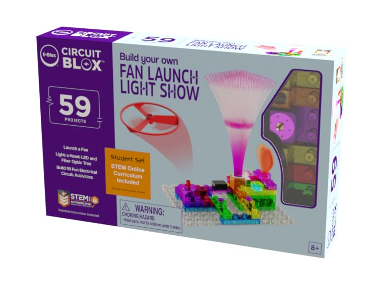 Circuit Blox™ 59 Project Student Set - E-Blox® Circuit Board Building Blocks Educational Sets