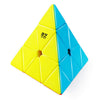 D-FantiX QYTOYS Qiming Pyramid Speed Cube Stickerless Triangle Cube 3x3 Puzzle