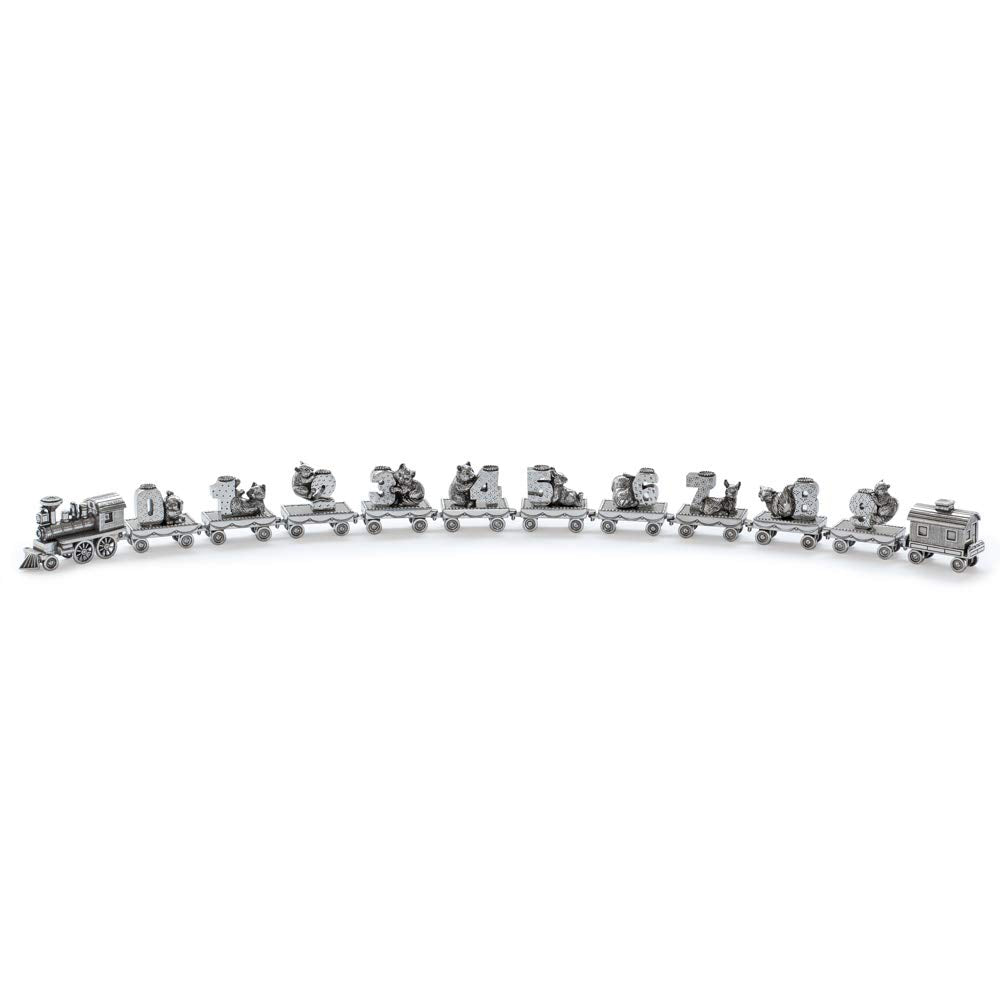 Danforth Birthday Train Engine - Handcrafted Pewter Birthday Party Decorations - 1 1/2'' Tall By 2 1/2'' Wide, Made In Usa