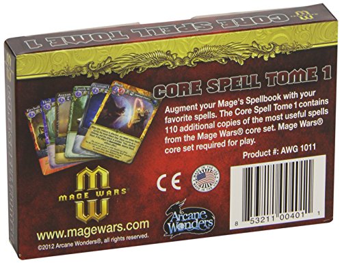 Arcane Wonders Mage Wars Core Spell Tome 1 Game