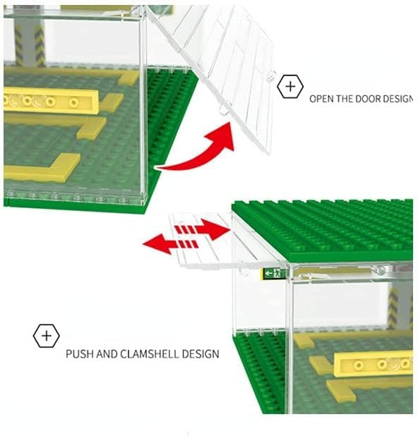 Parking Garage for Speed Champions Race Car, DIY 3-Layer Parking Display Case Building Blocks Set (Not Include Race Car Model)