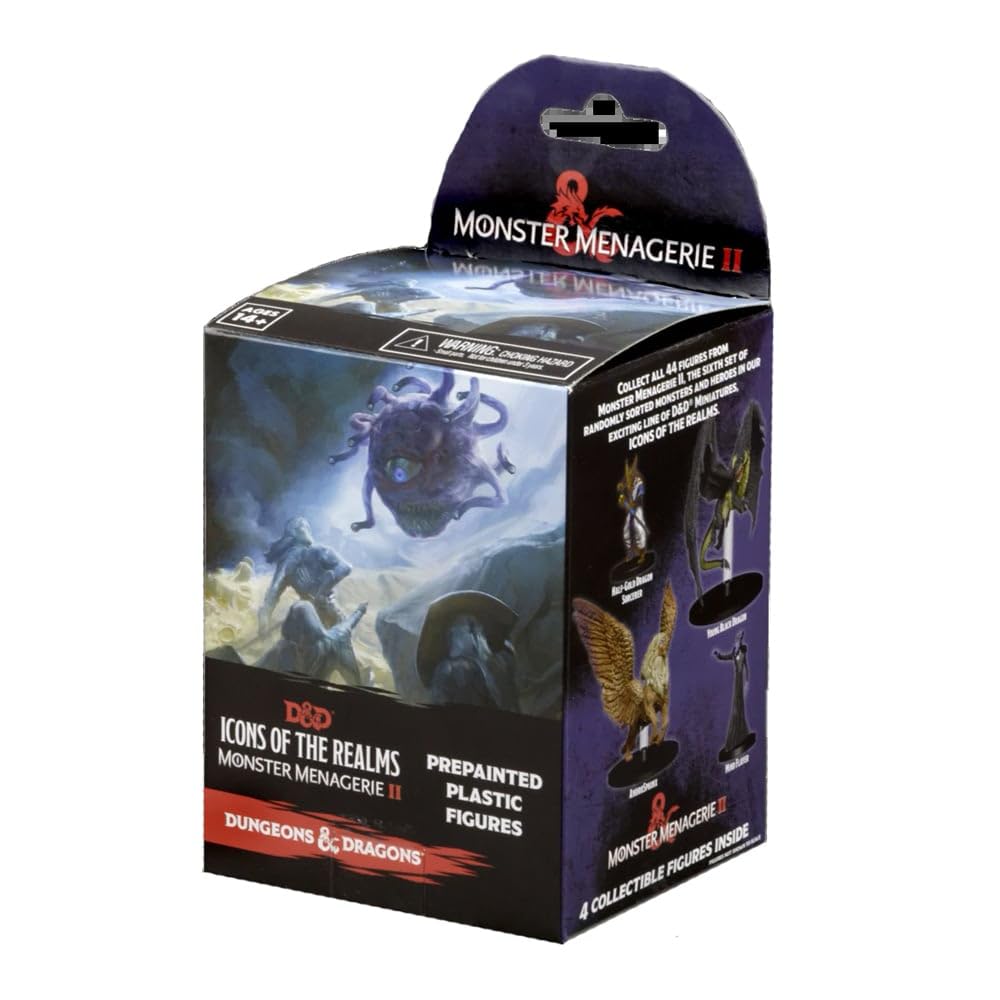 Wizkids D&D® Icons Of The Realms: Monster Menagerie 4 Ct. Booster
